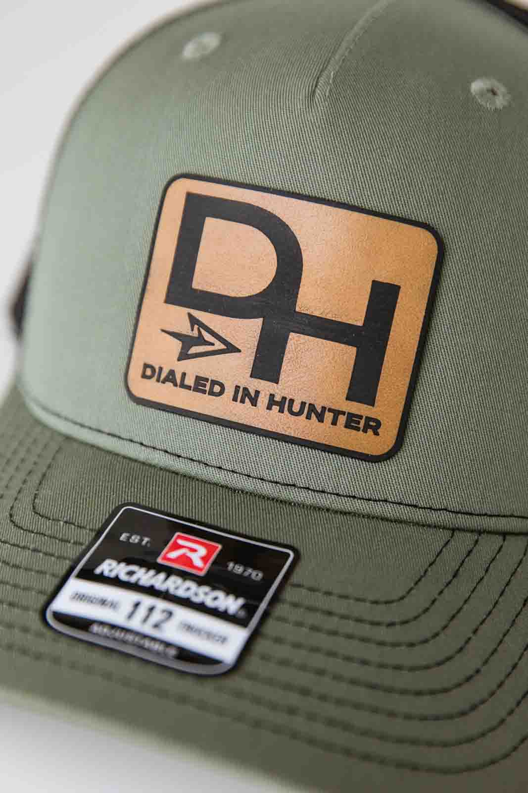 Dialed In Hunter Trucker Hat Olive Green